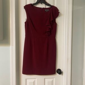 Jessica Howard Burgundy Cocktail Dress